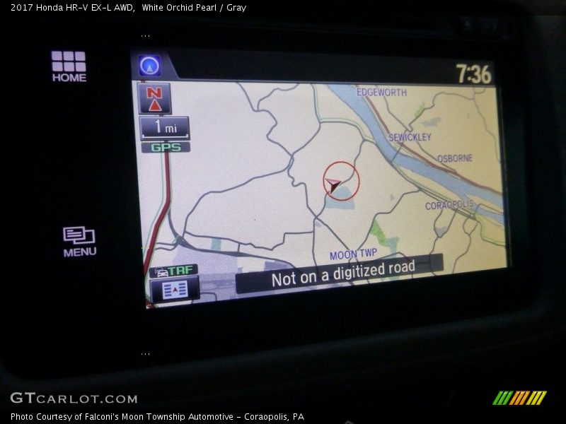 White Orchid Pearl / Gray 2017 Honda HR-V EX-L AWD