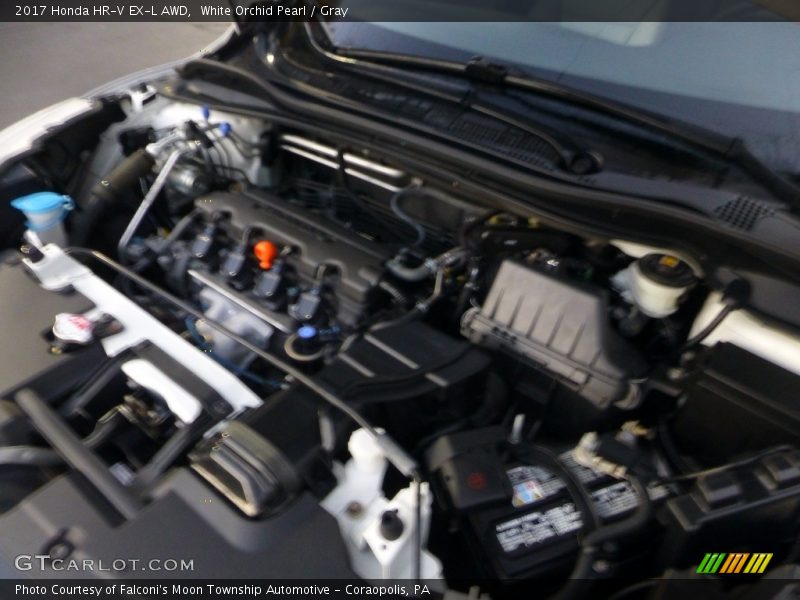 White Orchid Pearl / Gray 2017 Honda HR-V EX-L AWD
