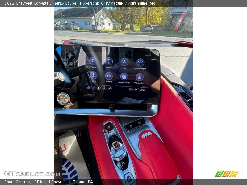 Controls of 2023 Corvette Stingray Coupe