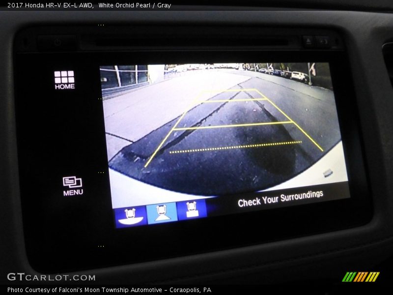 White Orchid Pearl / Gray 2017 Honda HR-V EX-L AWD
