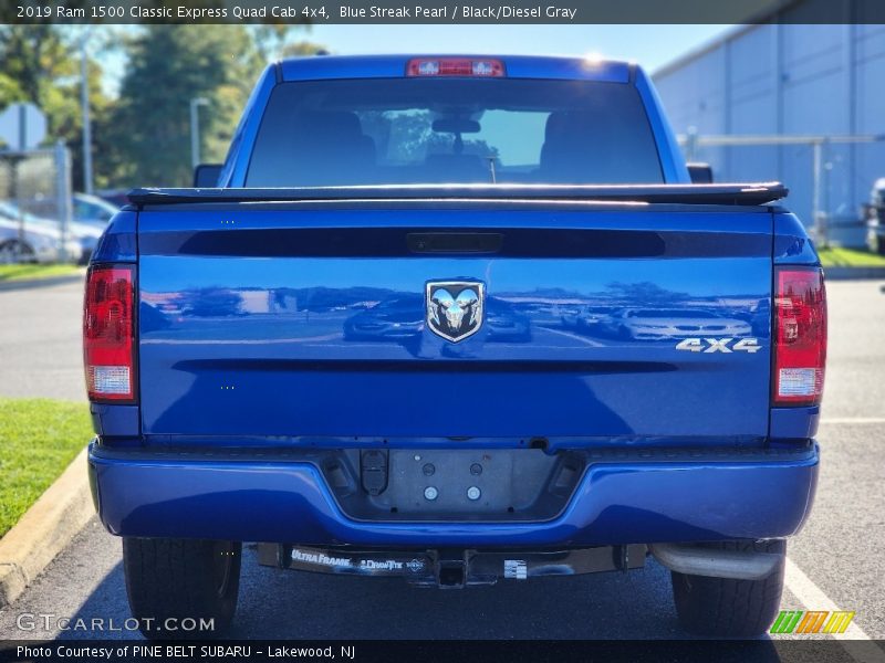 Blue Streak Pearl / Black/Diesel Gray 2019 Ram 1500 Classic Express Quad Cab 4x4