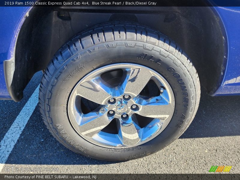 Blue Streak Pearl / Black/Diesel Gray 2019 Ram 1500 Classic Express Quad Cab 4x4