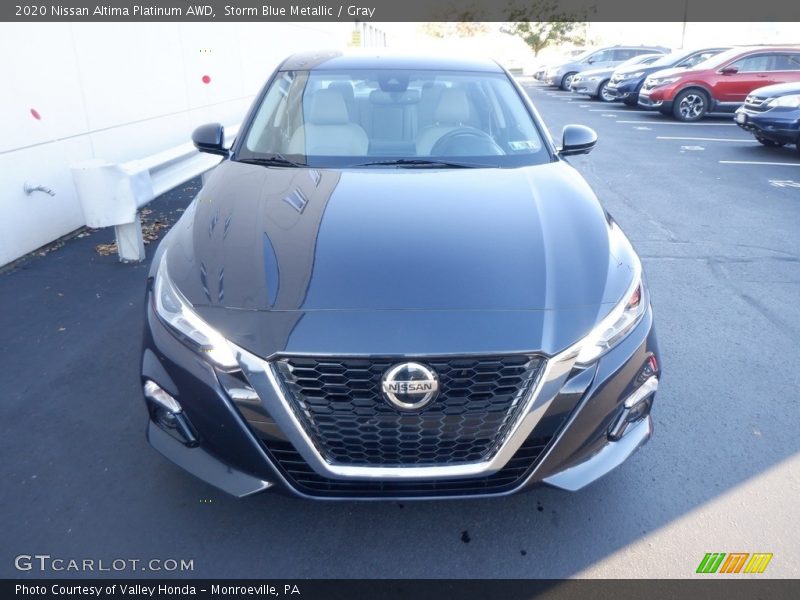 Storm Blue Metallic / Gray 2020 Nissan Altima Platinum AWD