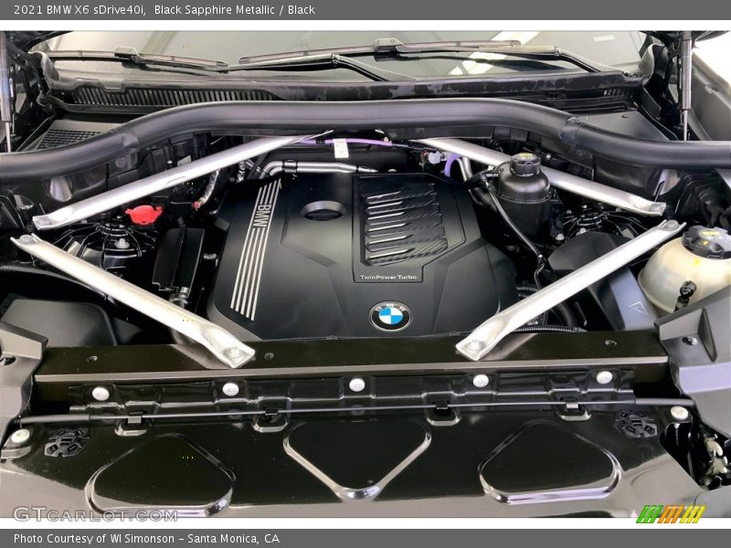 2021 X6 sDrive40i Engine - 3.0 Liter M TwinPower Turbocharged DOHC 24-Valve Inline 6 Cylinder
