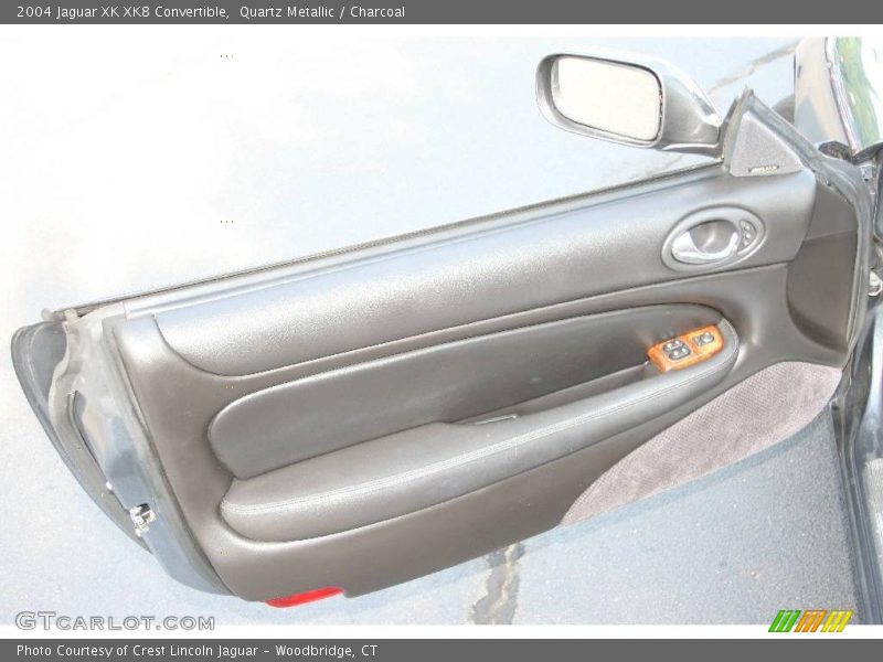 Quartz Metallic / Charcoal 2004 Jaguar XK XK8 Convertible