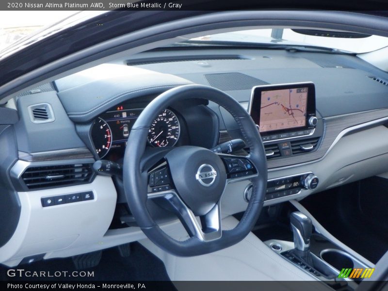 Dashboard of 2020 Altima Platinum AWD