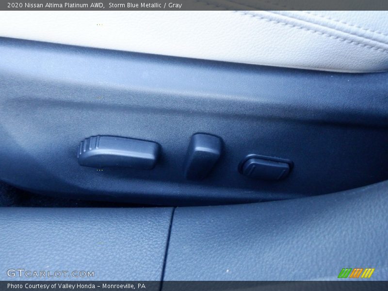 Storm Blue Metallic / Gray 2020 Nissan Altima Platinum AWD