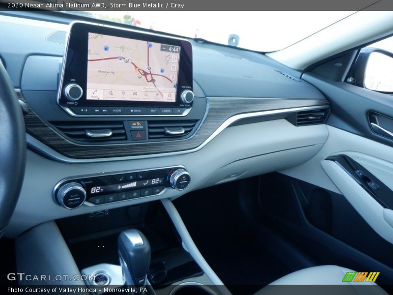 Storm Blue Metallic / Gray 2020 Nissan Altima Platinum AWD