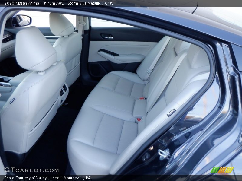 Rear Seat of 2020 Altima Platinum AWD
