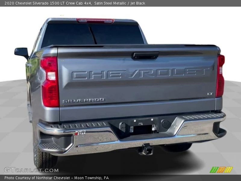 Satin Steel Metallic / Jet Black 2020 Chevrolet Silverado 1500 LT Crew Cab 4x4