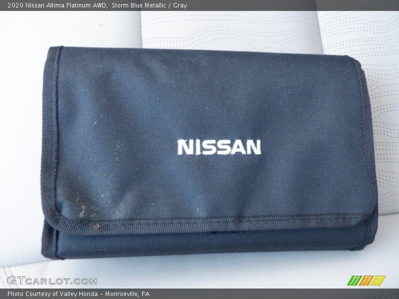 Storm Blue Metallic / Gray 2020 Nissan Altima Platinum AWD