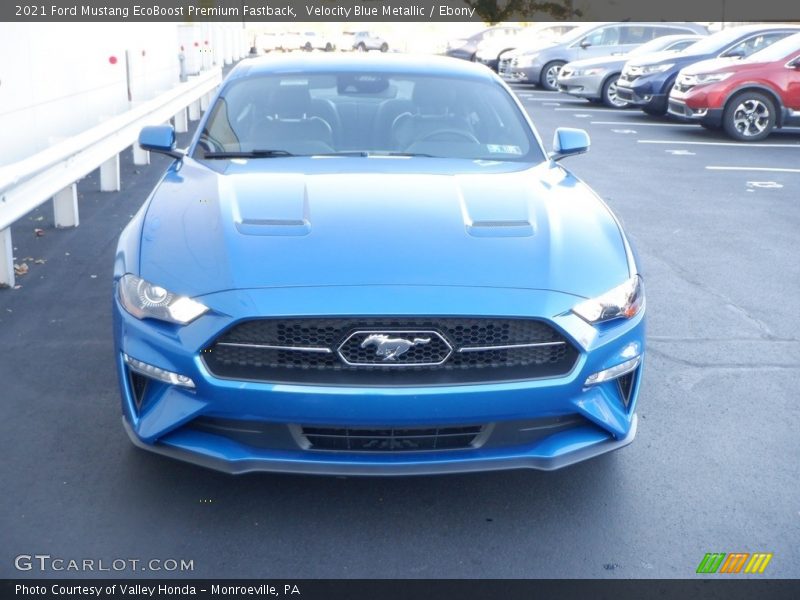  2021 Mustang EcoBoost Premium Fastback Velocity Blue Metallic