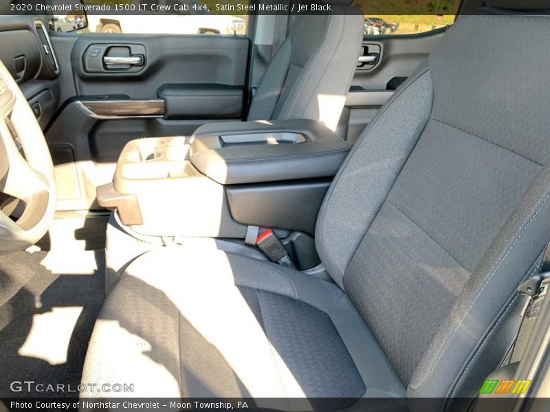 Satin Steel Metallic / Jet Black 2020 Chevrolet Silverado 1500 LT Crew Cab 4x4