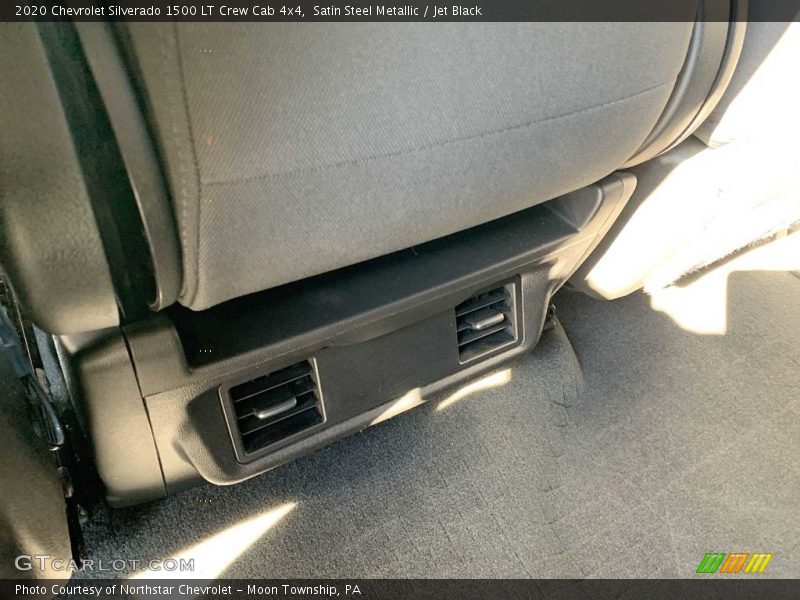 Satin Steel Metallic / Jet Black 2020 Chevrolet Silverado 1500 LT Crew Cab 4x4