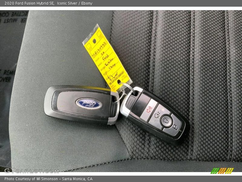 Keys of 2020 Fusion Hybrid SE