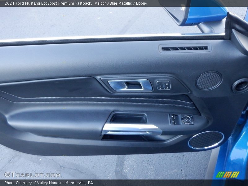 Door Panel of 2021 Mustang EcoBoost Premium Fastback