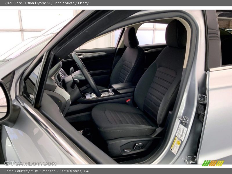 Front Seat of 2020 Fusion Hybrid SE