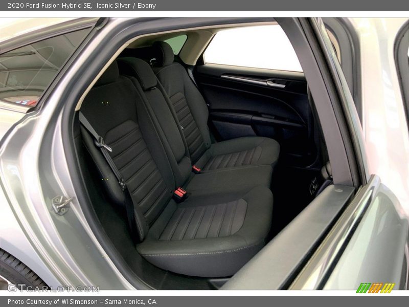 Rear Seat of 2020 Fusion Hybrid SE
