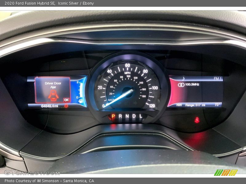  2020 Fusion Hybrid SE Hybrid SE Gauges
