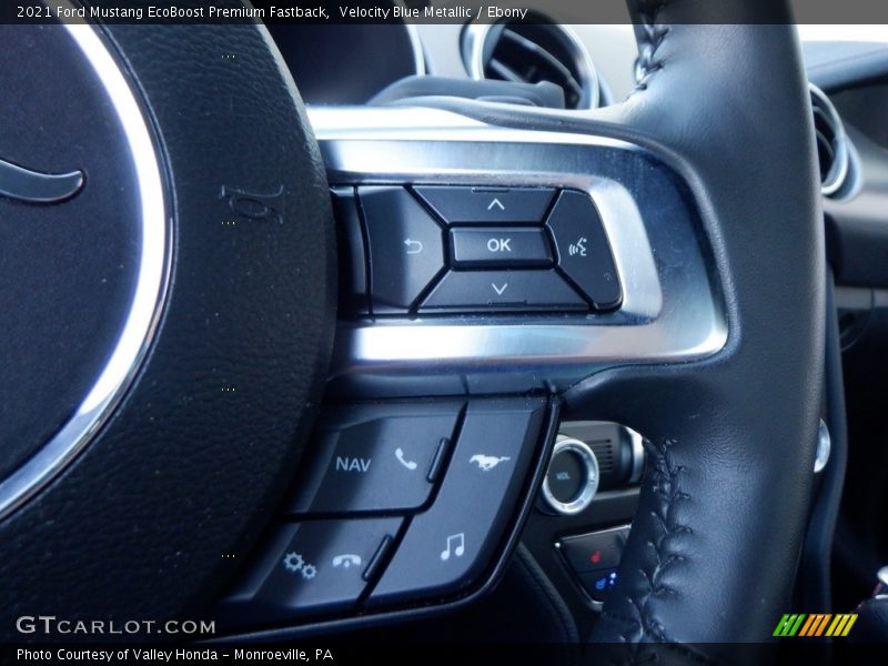  2021 Mustang EcoBoost Premium Fastback Steering Wheel