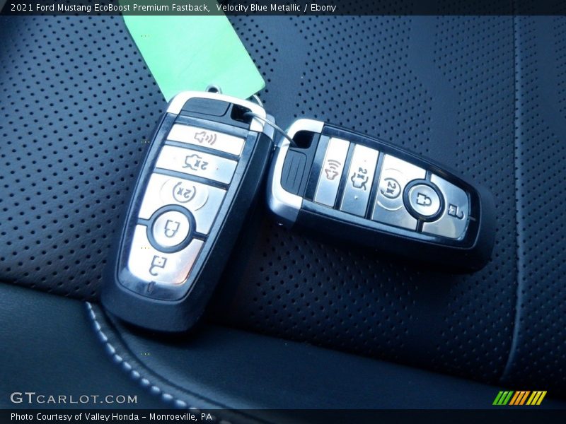Keys of 2021 Mustang EcoBoost Premium Fastback