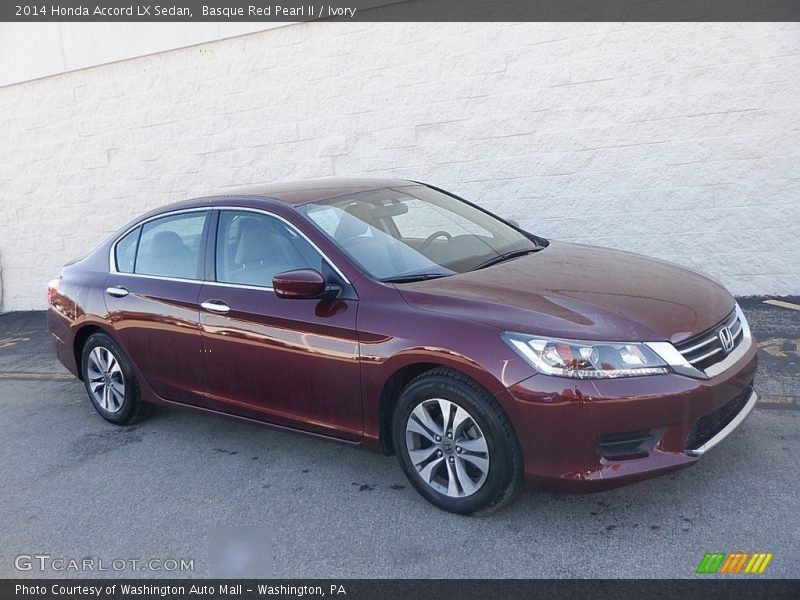 Basque Red Pearl II / Ivory 2014 Honda Accord LX Sedan