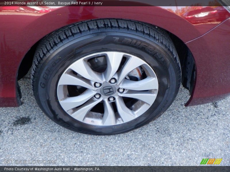 Basque Red Pearl II / Ivory 2014 Honda Accord LX Sedan