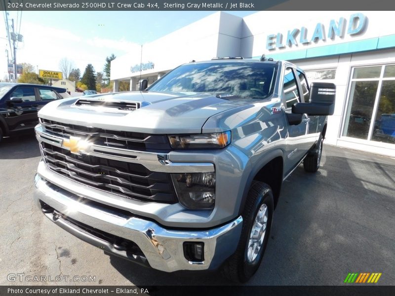 Sterling Gray Metallic / Jet Black 2024 Chevrolet Silverado 2500HD LT Crew Cab 4x4