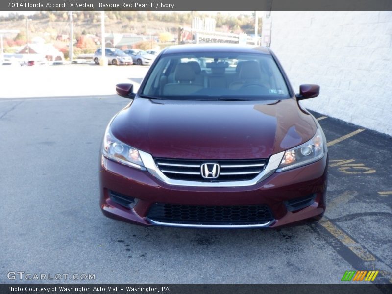 Basque Red Pearl II / Ivory 2014 Honda Accord LX Sedan