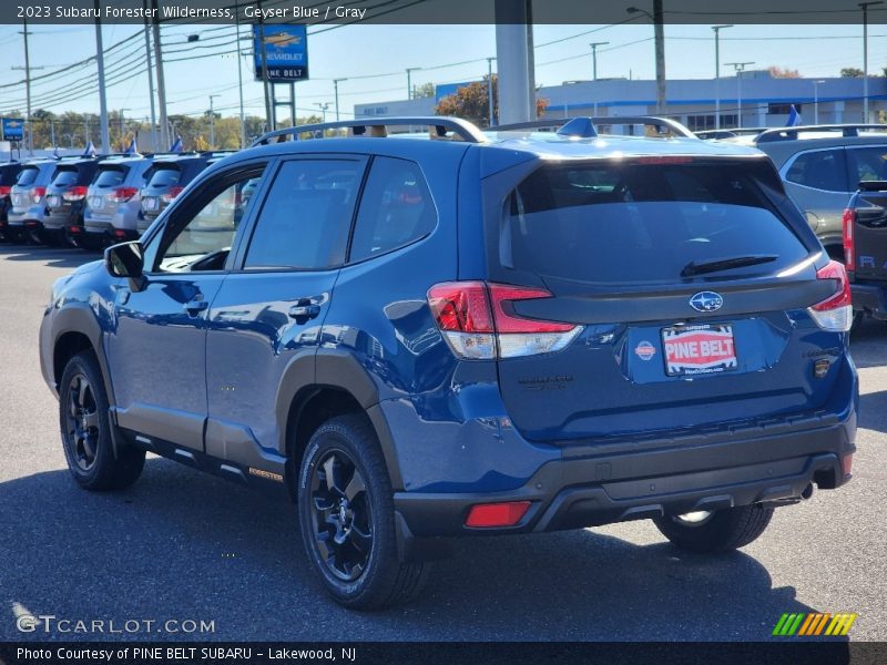 Geyser Blue / Gray 2023 Subaru Forester Wilderness