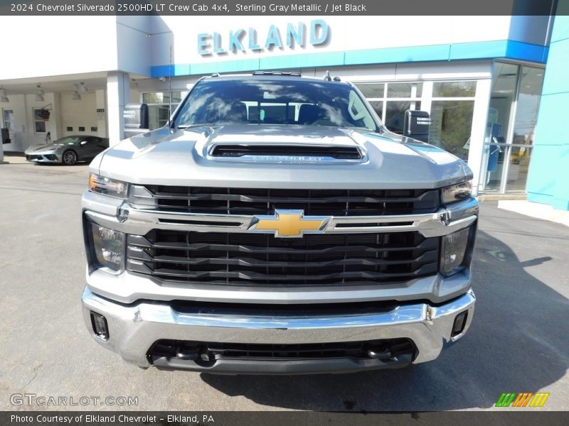 Sterling Gray Metallic / Jet Black 2024 Chevrolet Silverado 2500HD LT Crew Cab 4x4