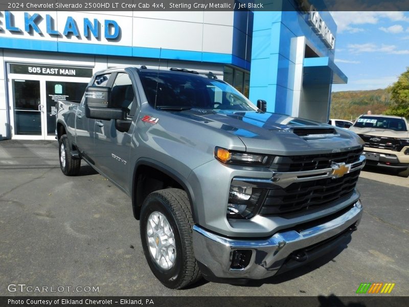 Sterling Gray Metallic / Jet Black 2024 Chevrolet Silverado 2500HD LT Crew Cab 4x4