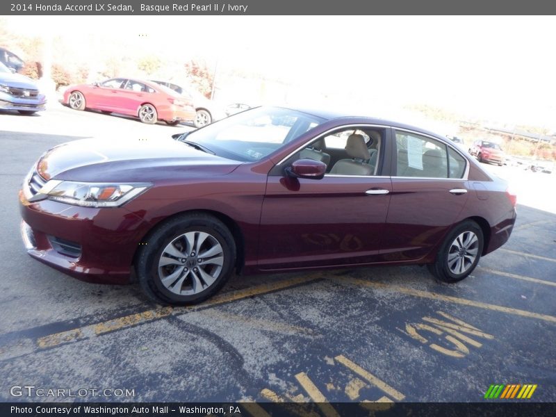 Basque Red Pearl II / Ivory 2014 Honda Accord LX Sedan
