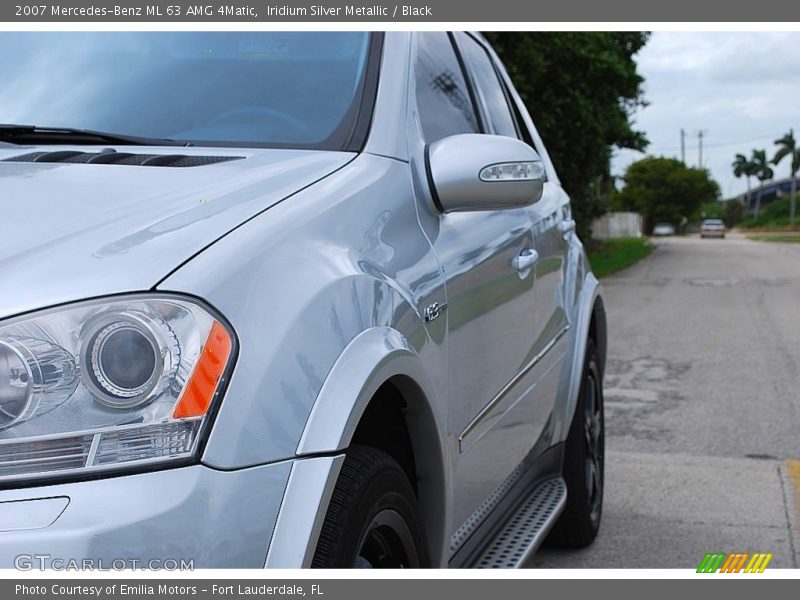 Iridium Silver Metallic / Black 2007 Mercedes-Benz ML 63 AMG 4Matic