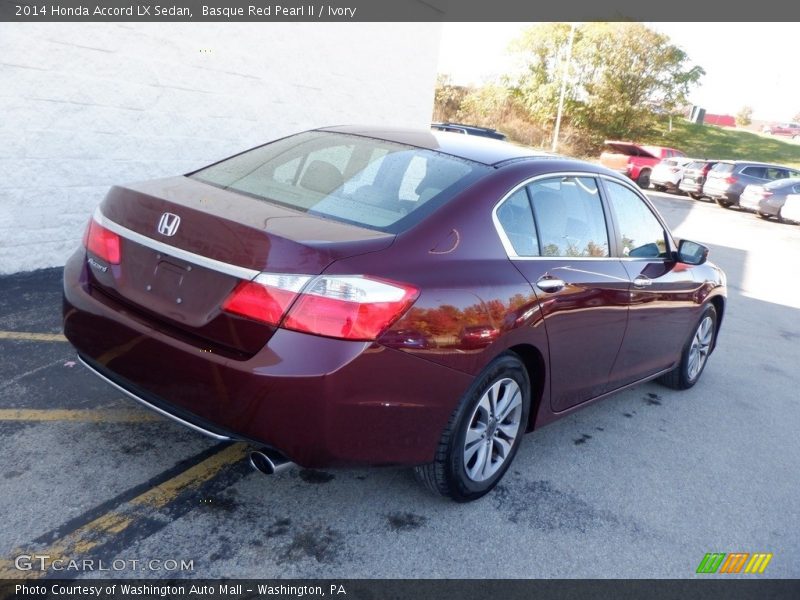 Basque Red Pearl II / Ivory 2014 Honda Accord LX Sedan
