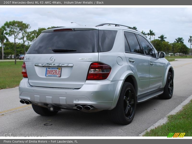 Iridium Silver Metallic / Black 2007 Mercedes-Benz ML 63 AMG 4Matic