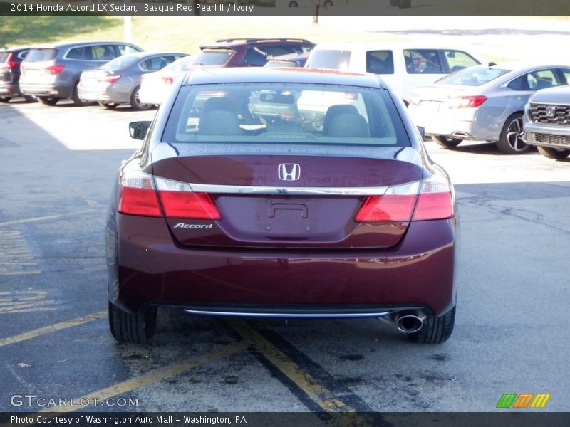 Basque Red Pearl II / Ivory 2014 Honda Accord LX Sedan