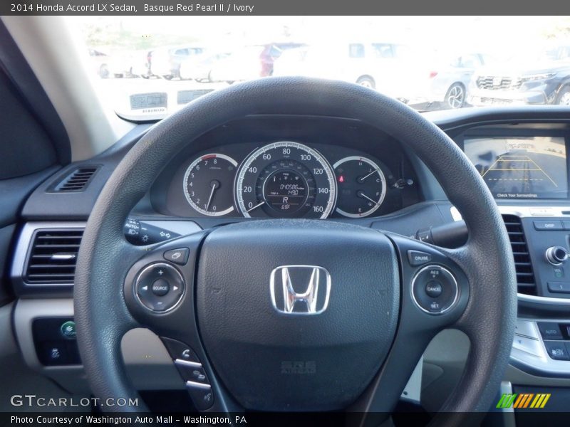 Basque Red Pearl II / Ivory 2014 Honda Accord LX Sedan