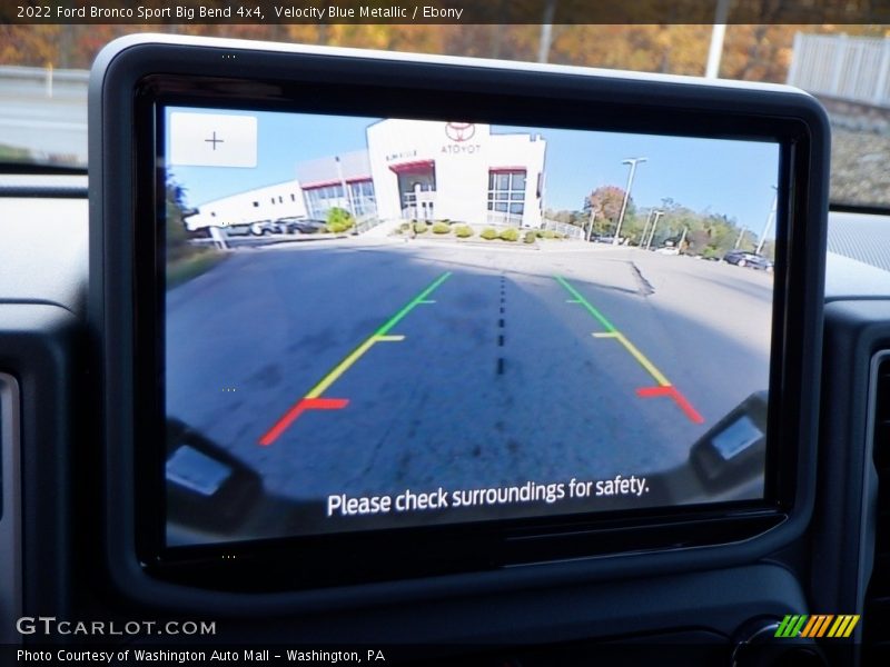 Controls of 2022 Bronco Sport Big Bend 4x4