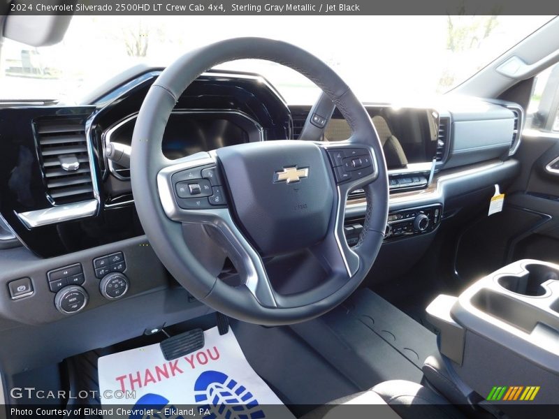 Dashboard of 2024 Silverado 2500HD LT Crew Cab 4x4