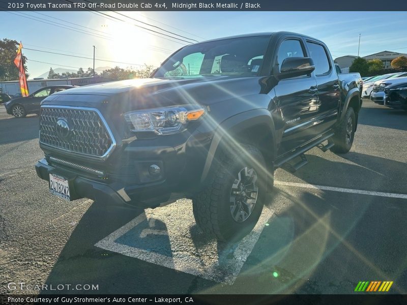 Midnight Black Metallic / Black 2019 Toyota Tacoma TRD Off-Road Double Cab 4x4