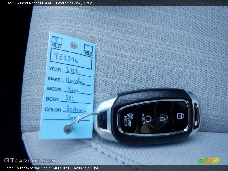 Keys of 2023 Kona SEL AWD