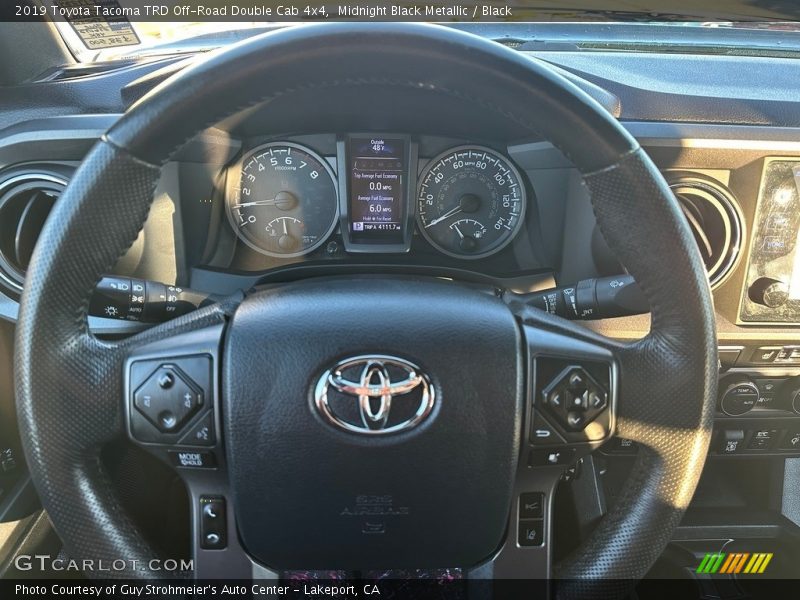 Midnight Black Metallic / Black 2019 Toyota Tacoma TRD Off-Road Double Cab 4x4