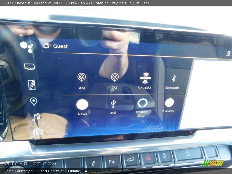 Sterling Gray Metallic / Jet Black 2024 Chevrolet Silverado 2500HD LT Crew Cab 4x4
