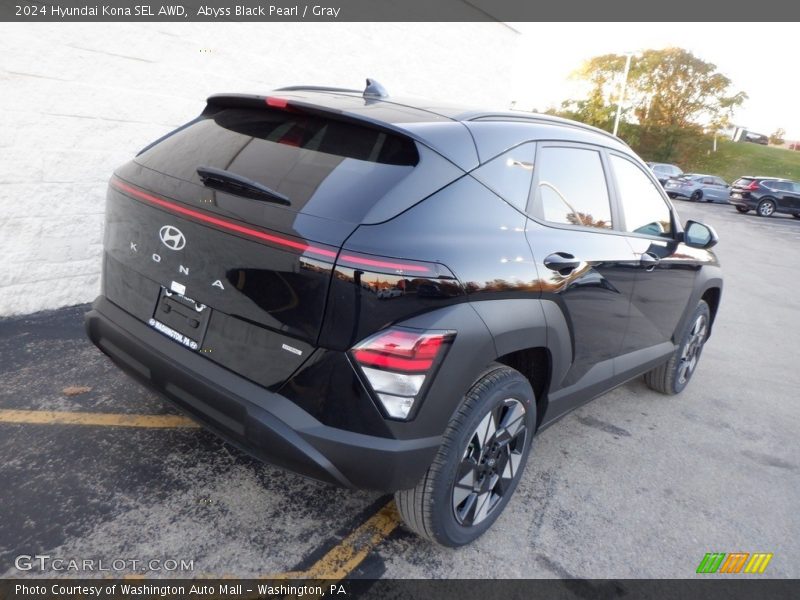 Abyss Black Pearl / Gray 2024 Hyundai Kona SEL AWD