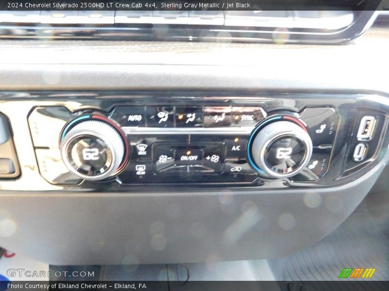 Sterling Gray Metallic / Jet Black 2024 Chevrolet Silverado 2500HD LT Crew Cab 4x4