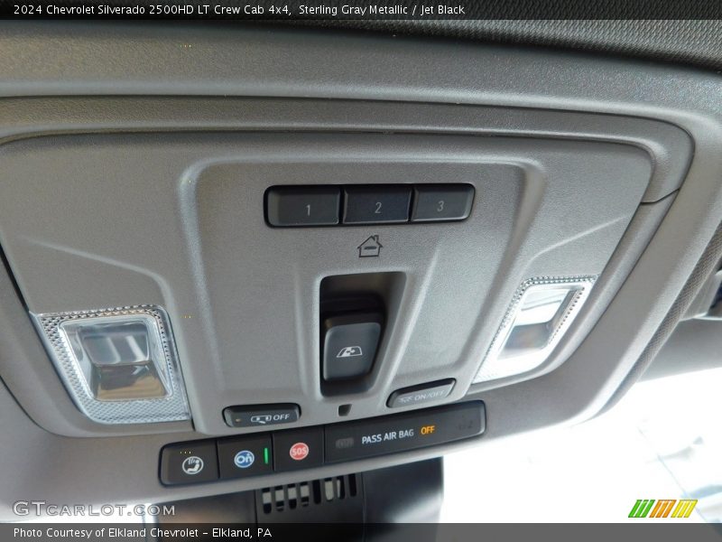 Controls of 2024 Silverado 2500HD LT Crew Cab 4x4