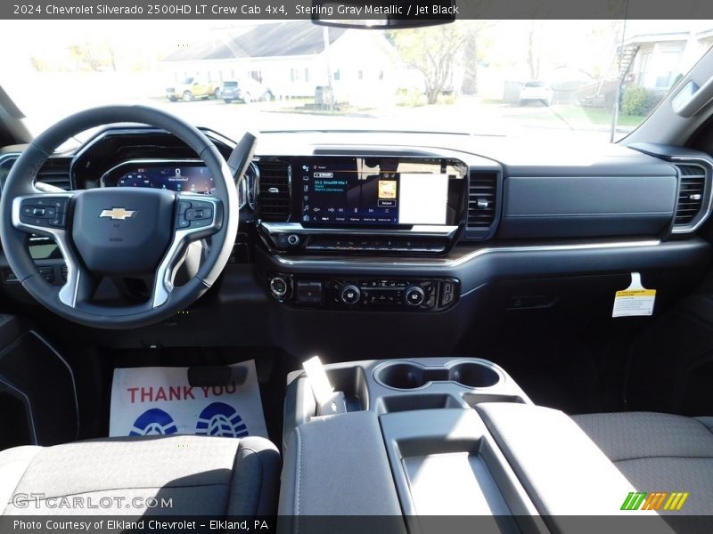 Sterling Gray Metallic / Jet Black 2024 Chevrolet Silverado 2500HD LT Crew Cab 4x4