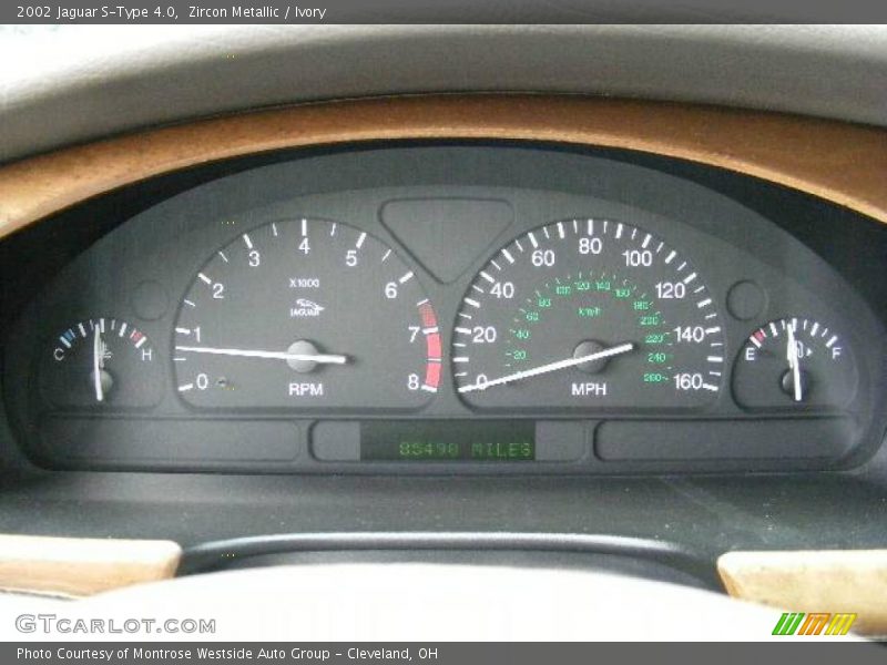 Zircon Metallic / Ivory 2002 Jaguar S-Type 4.0