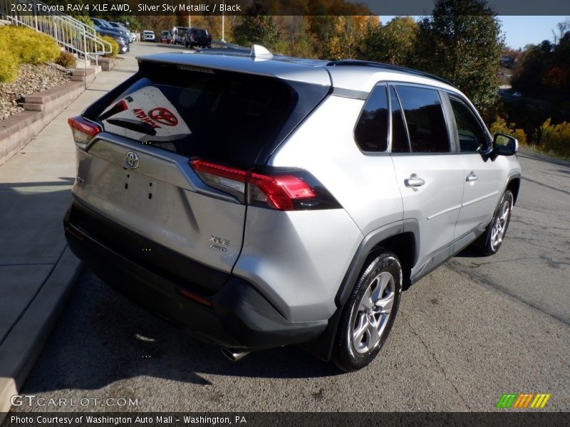 Silver Sky Metallic / Black 2022 Toyota RAV4 XLE AWD